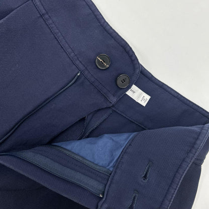 Christian Dior クリスチャンディオール 011P34A1166 ネイビー ウール×シルク ジップフライ キュロットパンツ ボトムス