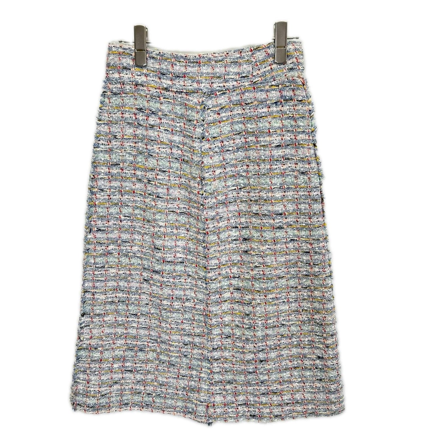 ETRO エトロ マルチカラー ツイード ボタンダウンスカート スカート