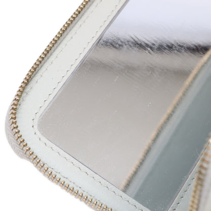 CHANEL シャネル AP3301 ライトブルー ラム G金具 カメリアボールチェーン バニティショルダーバッグ ショルダーバッグ