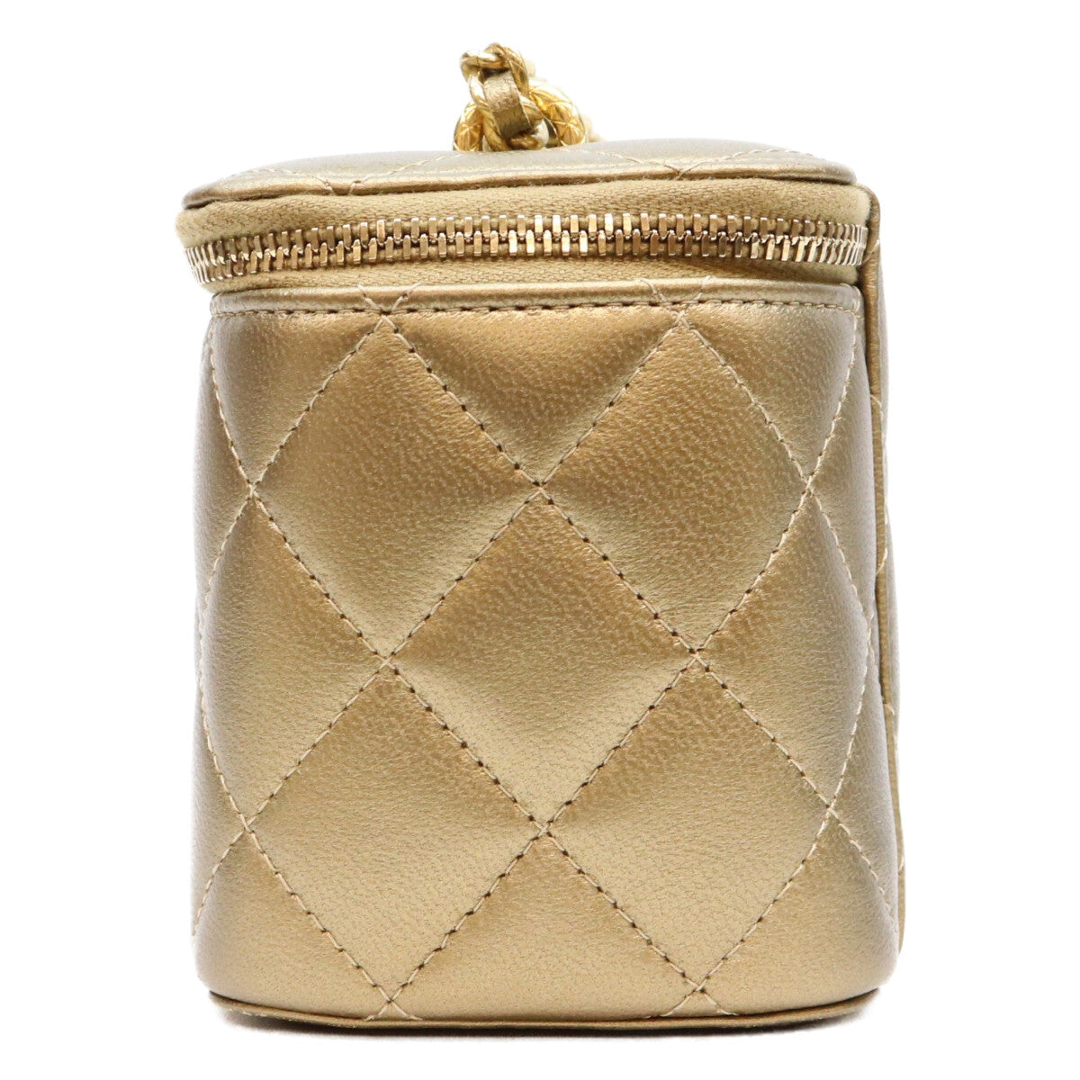 CHANEL シャネル 23年クルーズ CCダイナスティ ゴールド ラム G金具 チェーンバニティショルダーバッグ ショルダーバッグ