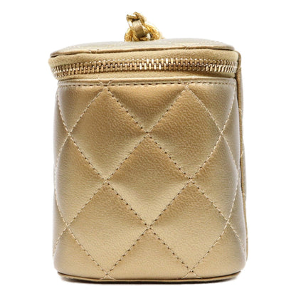 CHANEL シャネル 23年クルーズ CCダイナスティ ゴールド ラム G金具 チェーンバニティショルダーバッグ ショルダーバッグ