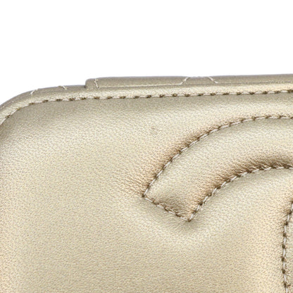 CHANEL シャネル 23年クルーズ CCダイナスティ ゴールド ラム G金具 チェーンバニティショルダーバッグ ショルダーバッグ