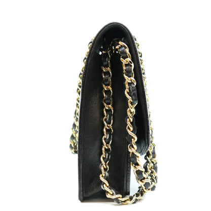 CHANEL シャネル 11番 黒 キャビア G金具 ココマーク チェーンショルダーウォレット ショルダーバッグ