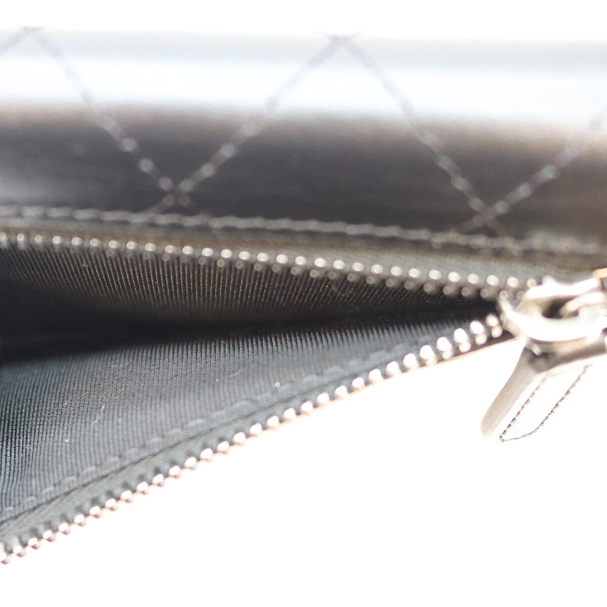 CHANEL シャネル 29番 黒 カーフ G×S金具 ターンロック マトラッセ トライフォールドウォレット 3つ折り財布 三つ折り財布（小銭入れあり）