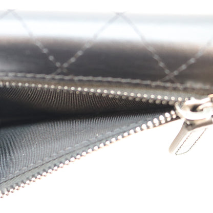 CHANEL シャネル 29番 黒 カーフ G×S金具 ターンロック マトラッセ トライフォールドウォレット 3つ折り財布 三つ折り財布（小銭入れあり）