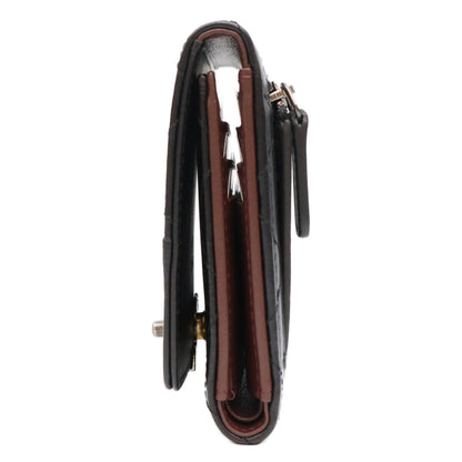 CHANEL シャネル 29番 黒 カーフ G×S金具 ターンロック マトラッセ トライフォールドウォレット 3つ折り財布 三つ折り財布（小銭入れあり）