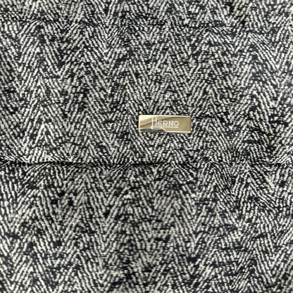 HERNO ヘルノ PI0532D-13331 グレー×ブラック ポリアミド W-ZIP グラデーションダウンコート ジャケット
