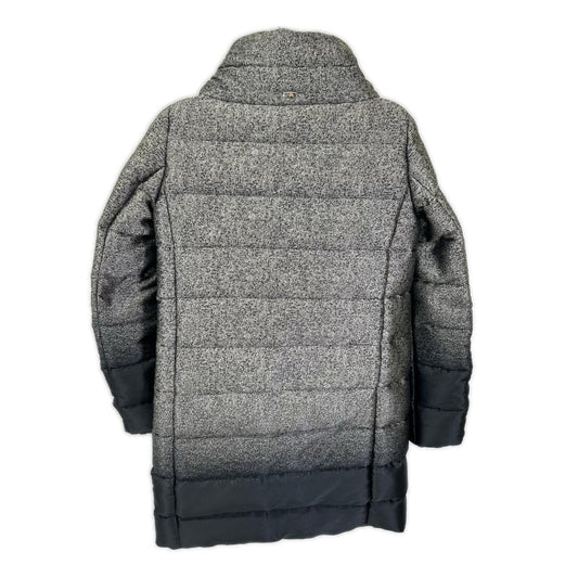 HERNO ヘルノ PI0532D-13331 Gray×black polyamide W-ZIP gradient down coat Jacket