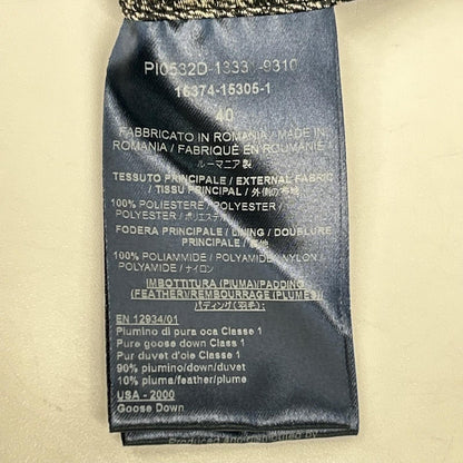 HERNO ヘルノ PI0532D-13331 グレー×ブラック ポリアミド W-ZIP グラデーションダウンコート ジャケット