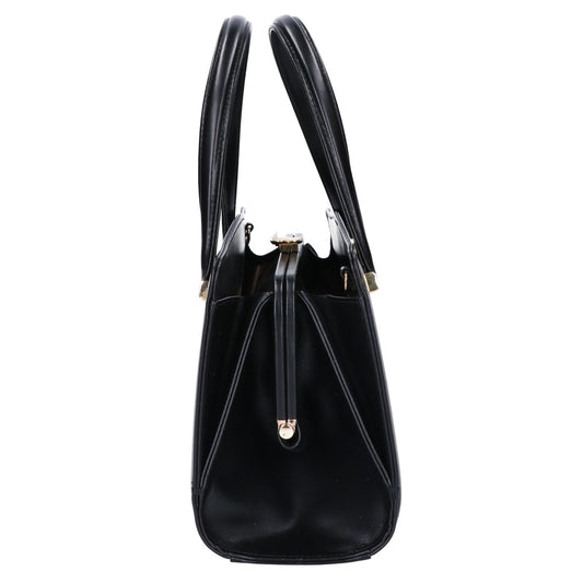 DEN HAMANO 傳濱野 【美品】Victoria ヴィクトリア 2WAY 口金蝶々ロイヤルバッグ ハンドバッグ