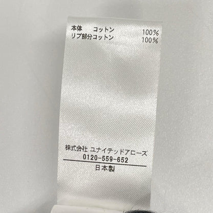 BLAMINK ブラミンク ホワイト コットンクルーネック スウェットノースリーブ トップス