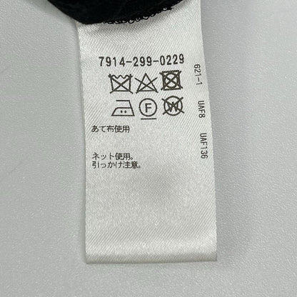 BLAMINK ブラミンク 7914-299-0229 ブラック コットン モヘア ウール タックテーパード パンツ ボトムス