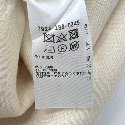 BLAMINK ブラミンク 7924-299-0349 アイボリー リネン×コットン バックジップ スリット タイトスカート スカート