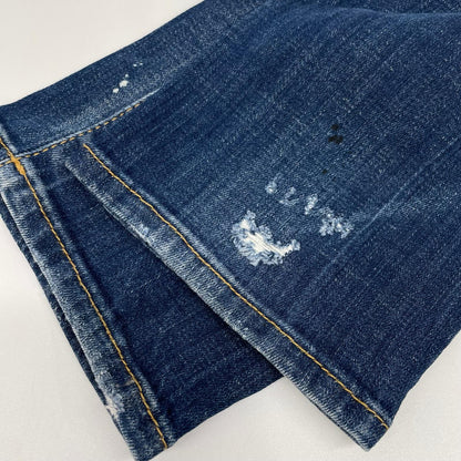 DSQUARED2 ディースクエアード ブルー ボタンフライ Cool Guy Jeans/ダメージ加工 デニムパンツ ボトムス
