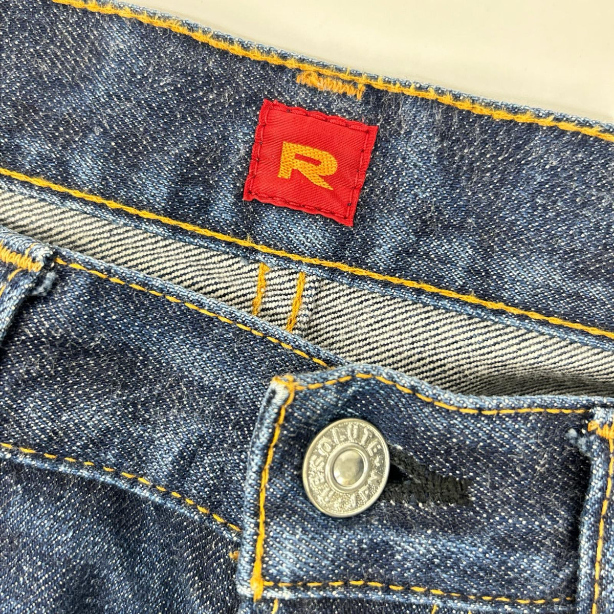 RESOLUTE リゾルト 710 ブルー ボタンフライ 5ポケット デニムパンツ ボトムス