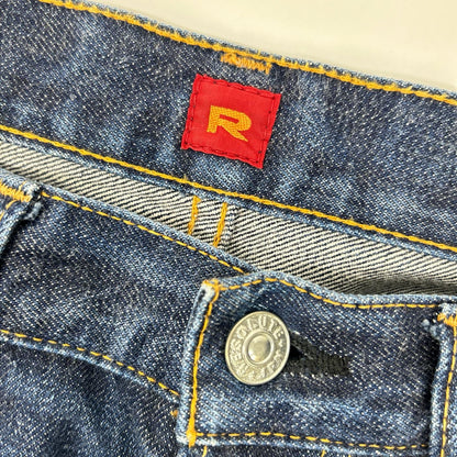 RESOLUTE リゾルト 710 ブルー ボタンフライ 5ポケット デニムパンツ ボトムス