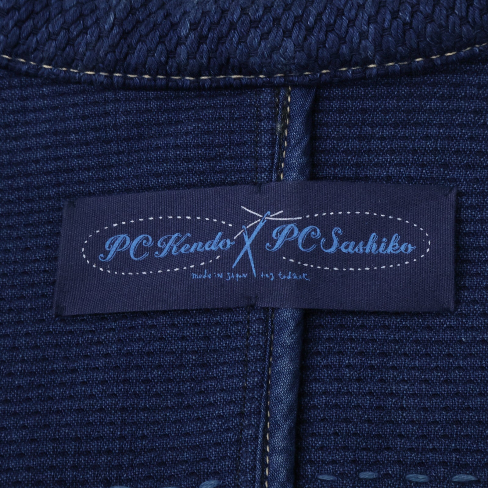 Porter Classic ポータークラシック 【美品】PC KENDOｘPC SASHIKO BLUE FRENCH JACKET CUSTOM イベント限定 カスタム品 ジャケット ジャケット