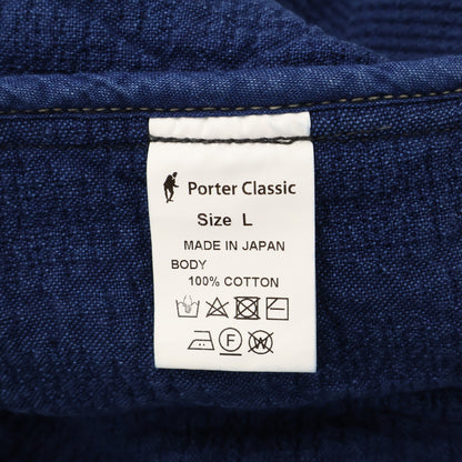 Porter Classic ポータークラシック 【美品】PC KENDOｘPC SASHIKO BLUE FRENCH JACKET CUSTOM イベント限定 カスタム品 ジャケット ジャケット