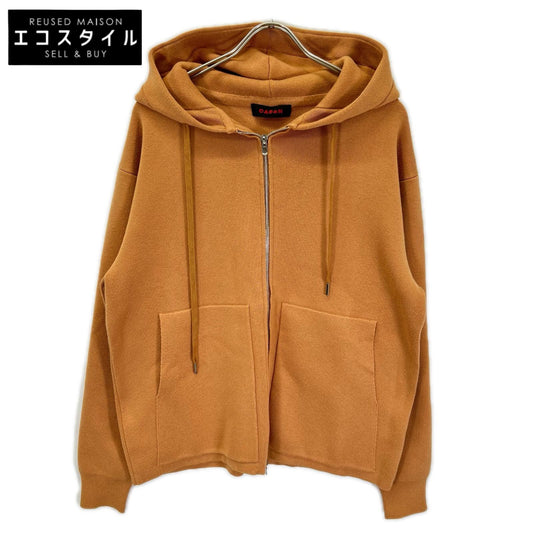 CABaN キャバン 59029102416 キャメル カシミヤ混 コットンカシミヤ ジップパーカ トップス
