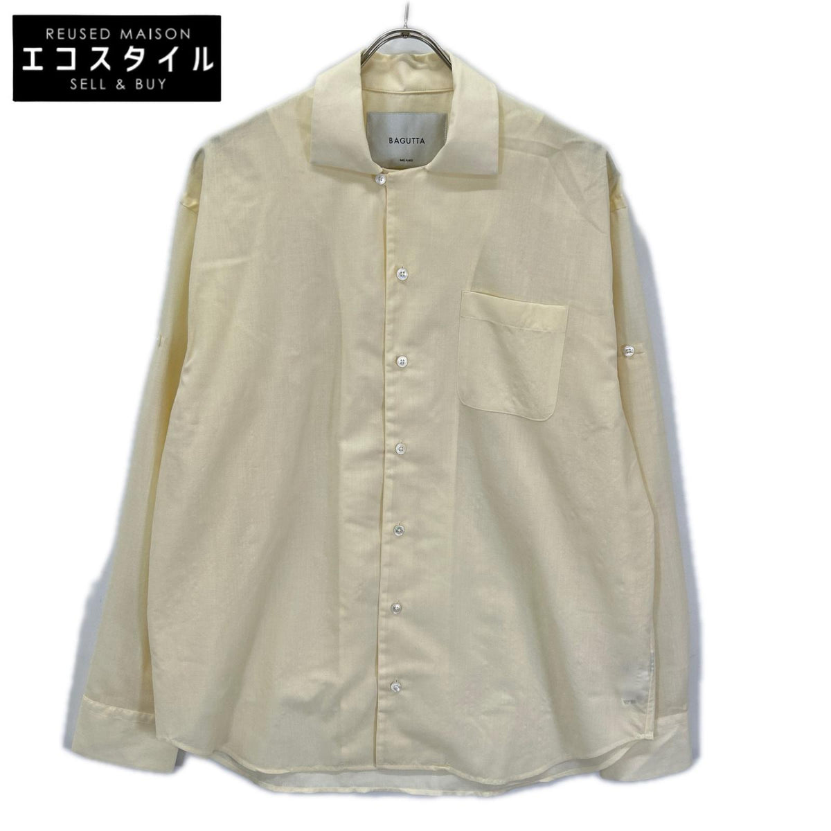 Bagutta バグッタ 【美品】GELA GL オープンカラー長袖シャツ トップス