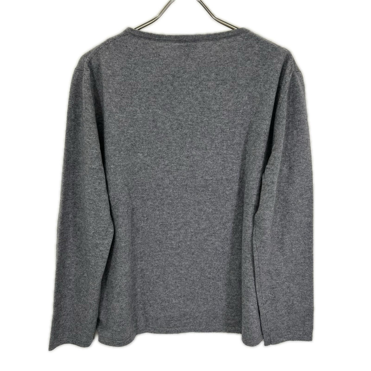 BAFY バフィー 【BEAMS別注】グレー カシミヤ100 ボートネックニット トップス