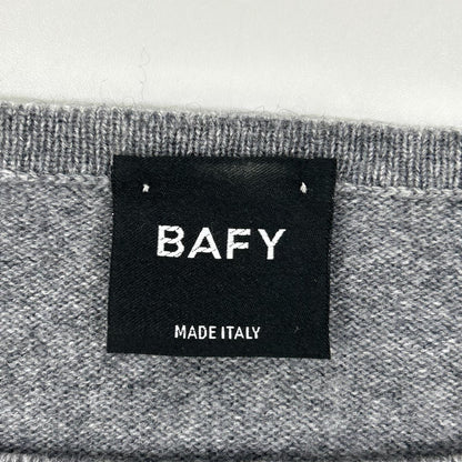 BAFY バフィー 【BEAMS別注】グレー カシミヤ100 ボートネックニット トップス