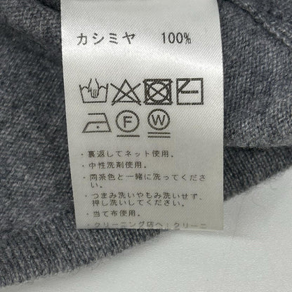 BAFY バフィー 【BEAMS別注】グレー カシミヤ100 ボートネックニット トップス