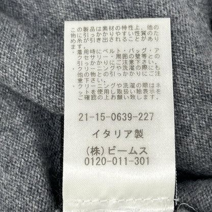 BAFY バフィー 【BEAMS別注】グレー カシミヤ100 ボートネックニット トップス