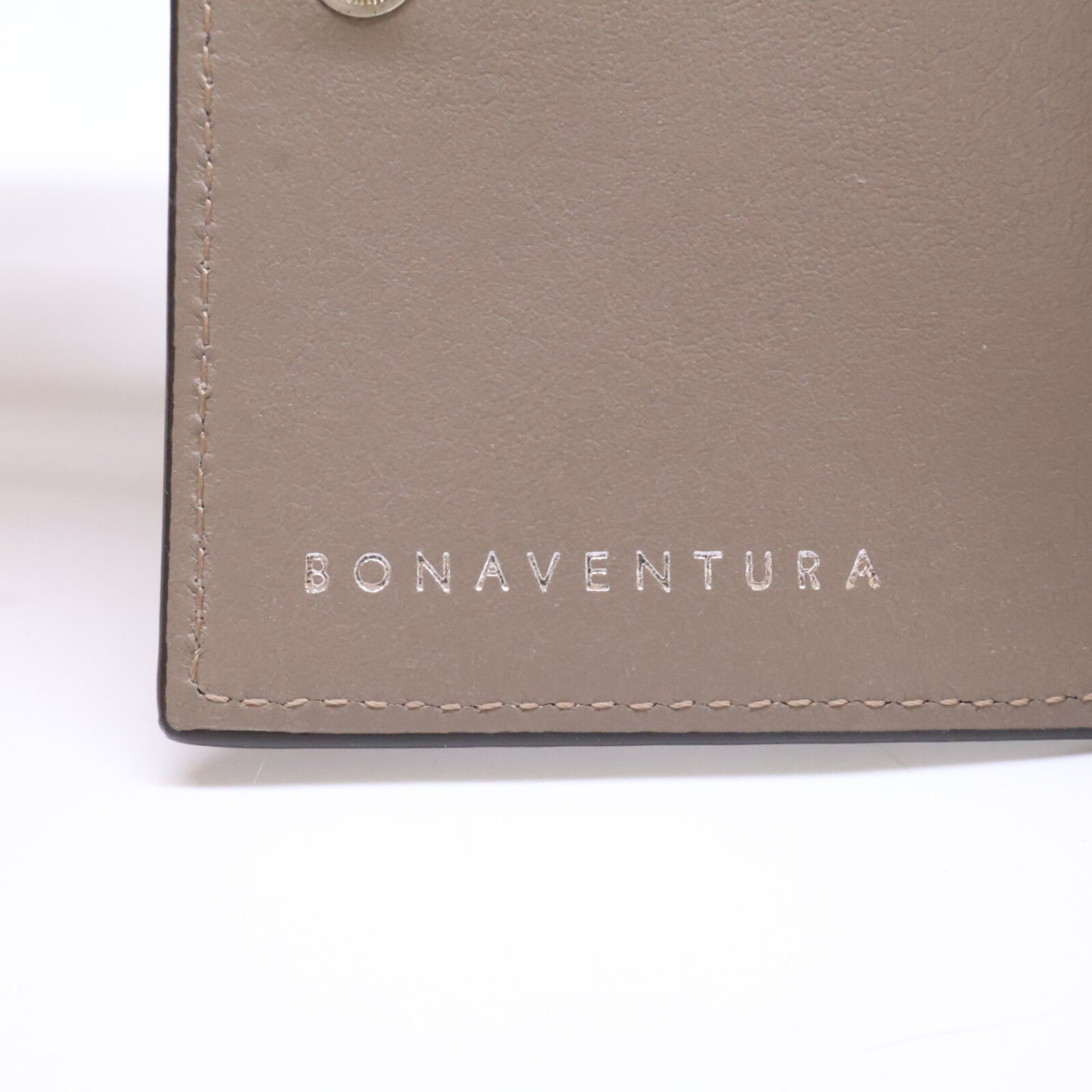 BONAVENTURA ボナベンチュラ 【美品】シュリンクレザー マイクロウォレット 三つ折り財布（小銭入れあり）