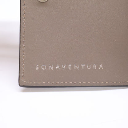 BONAVENTURA ボナベンチュラ 【美品】シュリンクレザー マイクロウォレット 三つ折り財布（小銭入れあり）