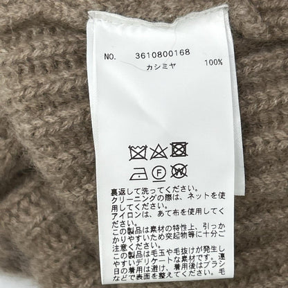 demylee デミリー グレージュ カシミヤ100 ニットカーディガン トップス