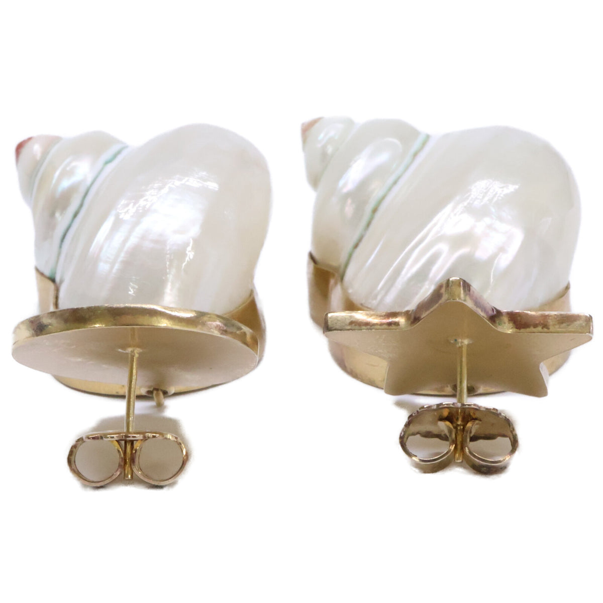 GRAINNE MORTON グレインモートン Moon and Star Shell Drops Earrings ムーン スター シェル ドロップ ピアス