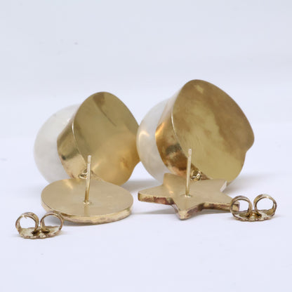GRAINNE MORTON グレインモートン Moon and Star Shell Drops Earrings ムーン スター シェル ドロップ ピアス
