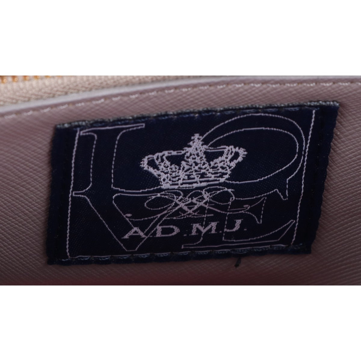 A.D.M.J. Accessoires De Mademoiselle ADMJ 【新品同様】アールデコ/スワロフスキー 牛革ショルダーポーチウォレット ショルダーバッグ