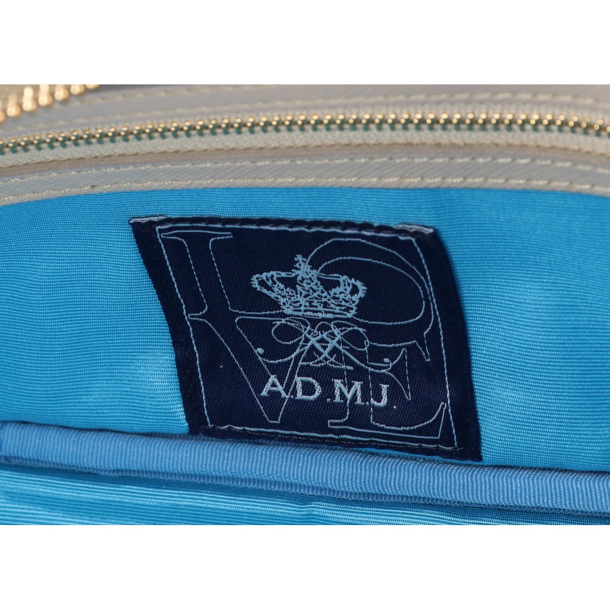 A.D.M.J. Accessoires De Mademoiselle ADMJ 【新品同様】THE BEE 牛革シュリンク型押し 口金クロスボディーバッグ ショルダーバッグ