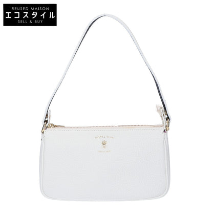A.D.M.J. Accessoires De Mademoiselle ADMJ 【新品同様】牛革シュリンク型押し ワンショルダー ハンドバッグ