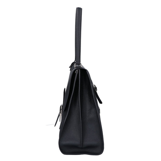 DELVAUX デルヴォー 新品同様 25AW ブリヨン テンポ MM グレインド アリュールカーフレザー ショルダーバッグ