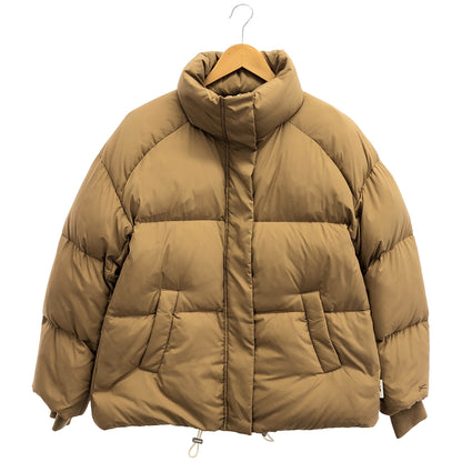 DENHAM デンハム ベージュ スタンドカラー クロップドダウンジャケット トップス