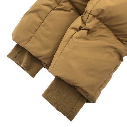 DENHAM デンハム ベージュ スタンドカラー クロップドダウンジャケット トップス