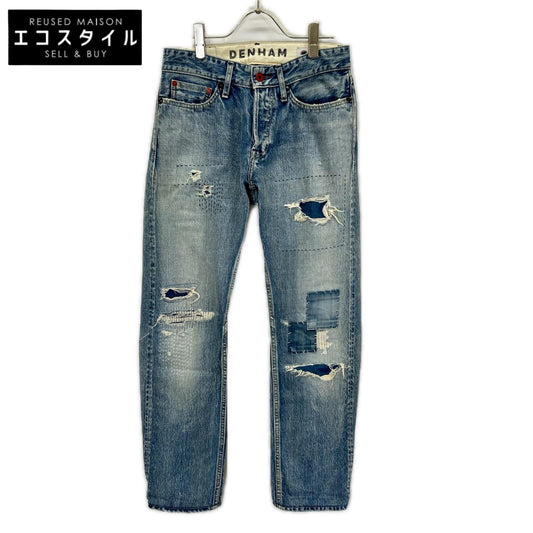 DENHAM デンハム 【JAPAN ARTISAN】 370本限定 Damage Repair Denim Pants 刺し子 デニムパンツ ボトムス