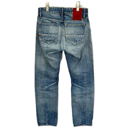 DENHAM デンハム 【JAPAN ARTISAN】 370本限定 Damage Repair Denim Pants 刺し子 デニムパンツ ボトムス