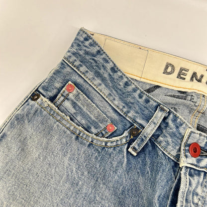 DENHAM デンハム 【JAPAN ARTISAN】 370本限定 Damage Repair Denim Pants 刺し子 デニムパンツ ボトムス