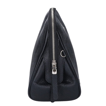 A.D.M.J. Accessoires De Mademoiselle ADMJ 【美品】牛革シュリンク型押し 2WAYショルダー クロスボディバッグ ハンドバッグ