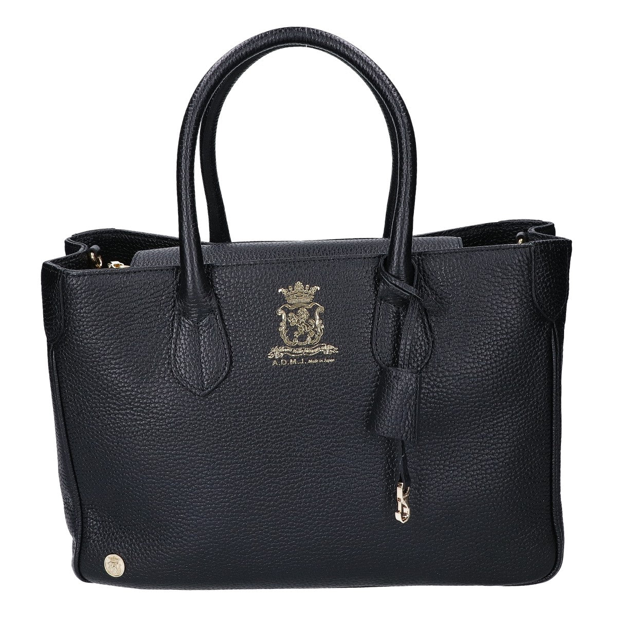 A.D.M.J. Accessoires De Mademoiselle ADMJ 【美品】25SC080307 牛革かぶせ付き定番トート32cm(Dカン＋) トートバッグ