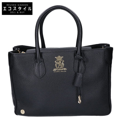A.D.M.J. Accessoires De Mademoiselle ADMJ 【美品】25SC080307 牛革かぶせ付き定番トート32cm(Dカン＋) トートバッグ