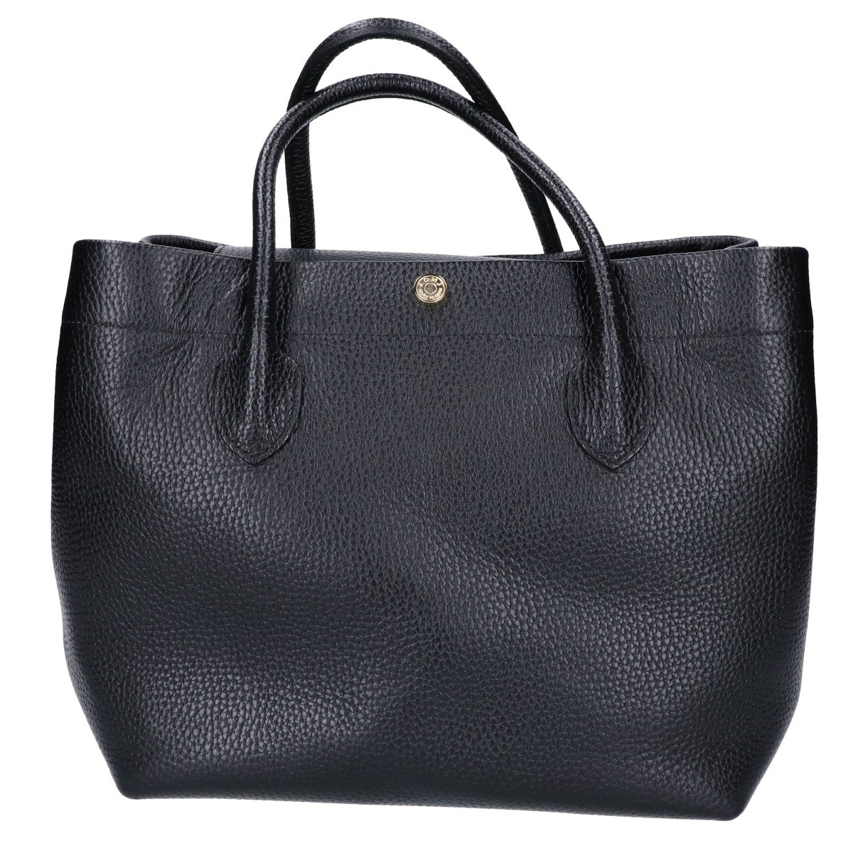 A.D.M.J. Accessoires De Mademoiselle ADMJ 【美品】牛革シュリンク型押しレザー キューブ トートバッグ