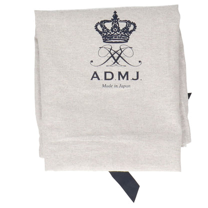 A.D.M.J. Accessoires De Mademoiselle ADMJ 【美品】牛革シュリンク型押しレザー キューブ トートバッグ