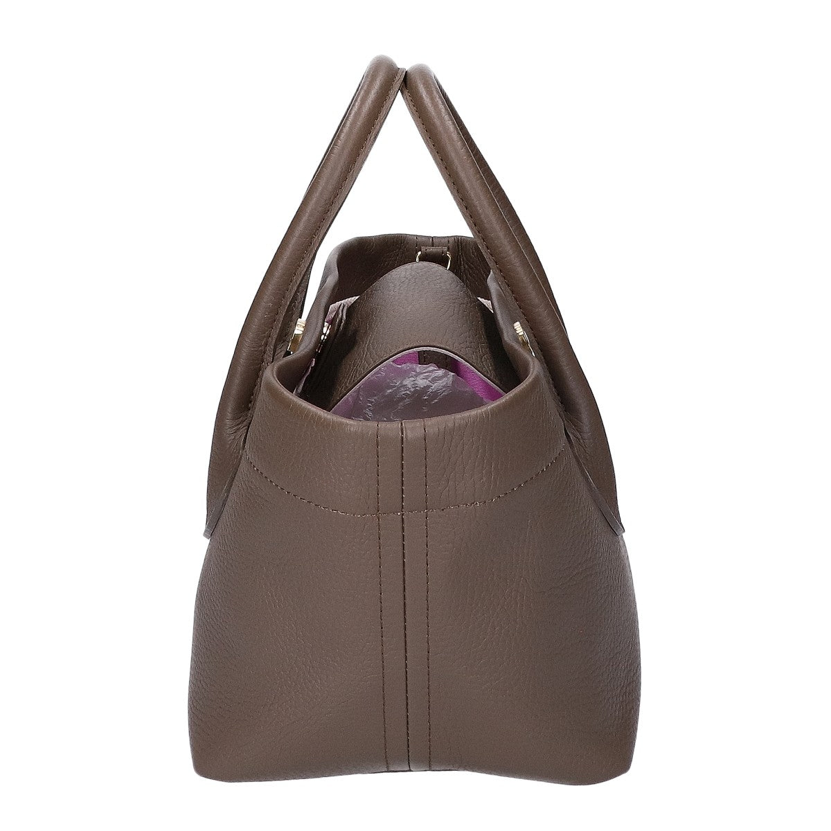 A.D.M.J. Accessoires De Mademoiselle ADMJ 【美品】牛革シュリンク型押しレザー キューブミニトートバッグ（Dカン+） トートバッグ
