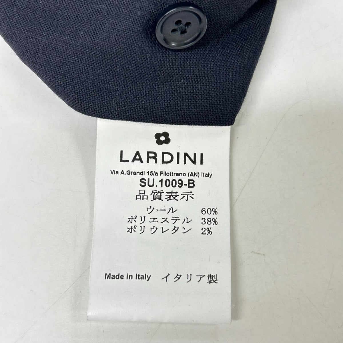 LARDINI ラルディーニ JS050AQ ダークグレー イージーウェア 3Bシングルジャケット テーパードパンツ セットアップ スーツ セットアップ