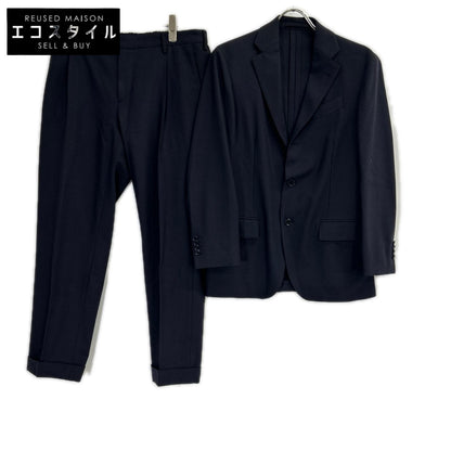 LARDINI ラルディーニ JS050AQ ダークグレー イージーウェア 3Bシングルジャケット テーパードパンツ セットアップ スーツ セットアップ
